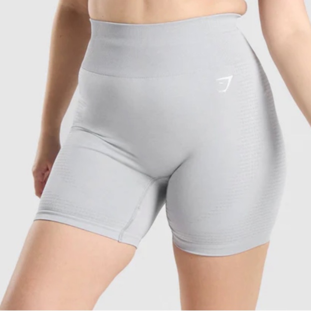 Gymshark Light Grey Vital Seamless Shorts
